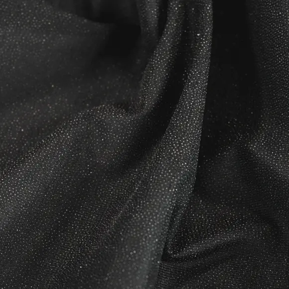 Lainière Paris Entretela termocolante tricotada opaca preta 46 g/m² - 3