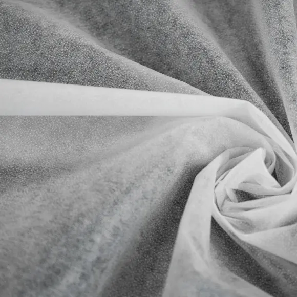 Tisséless White fusible semi-transparent non woven interfacing 40 g/m²