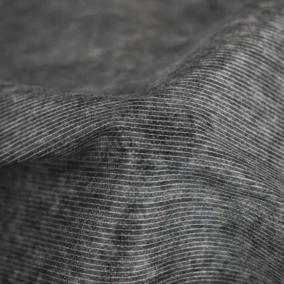 Tisséless Binding tape charcoal transparent non woven fusible interfacing 42 g/m² - 2