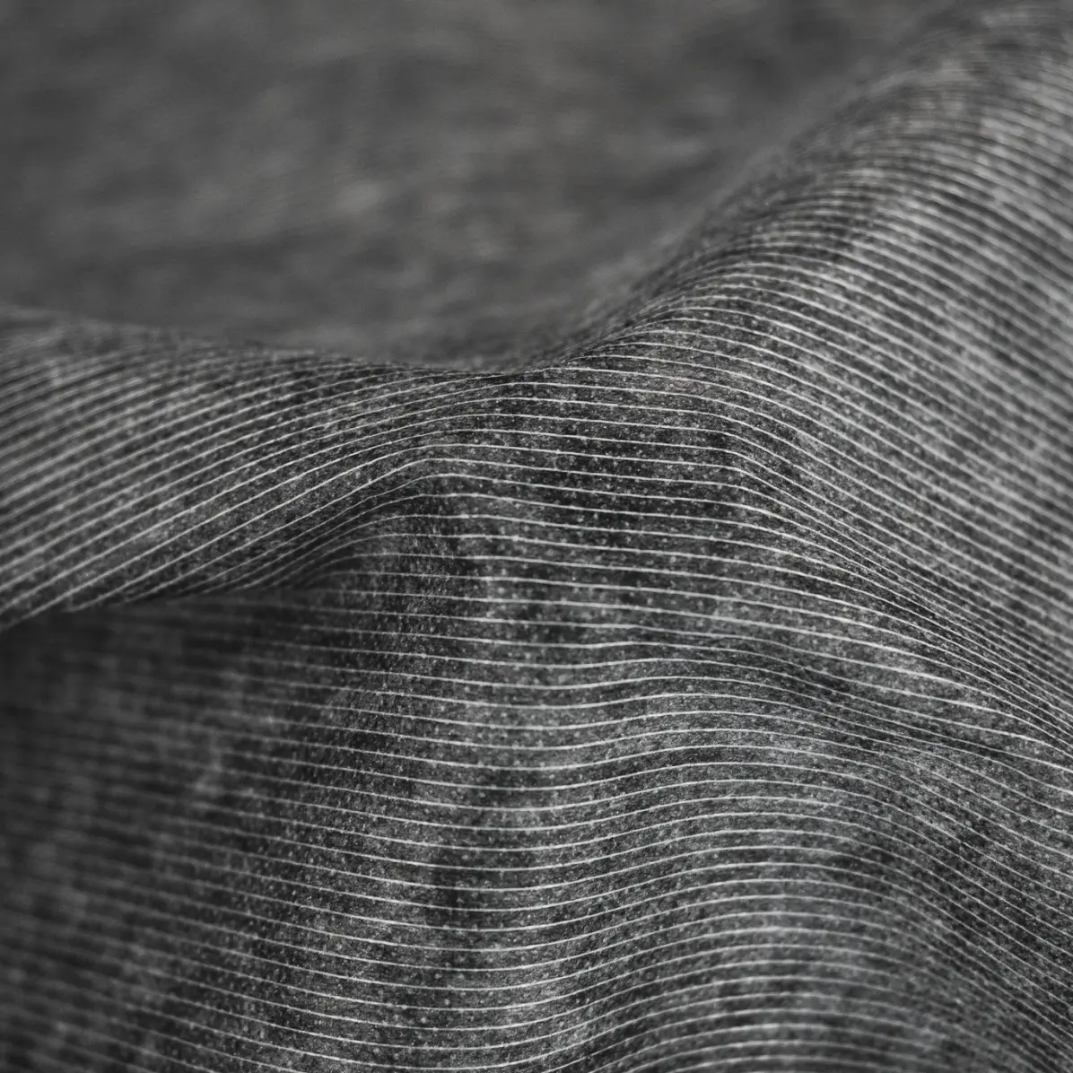 Tisséless Binding tape charcoal transparent non woven fusible interfacing 42 g/m²