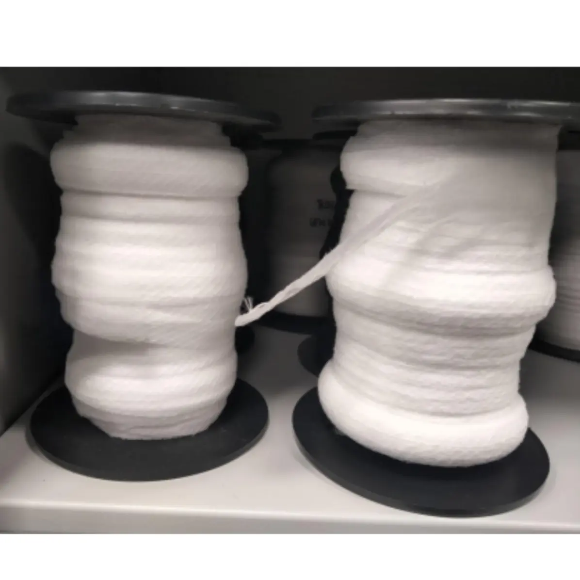 Tisséless Binding tape charcoal transparent non woven fusible interfacing 42 g/m²