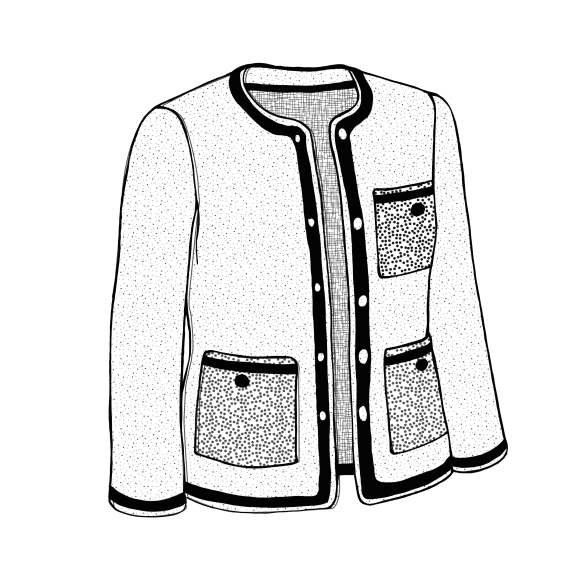 Lainière Paris Black fusible semi-transparent knitted interfacing 33 g/m² - 6