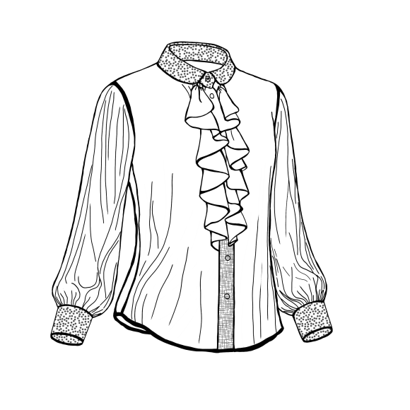 Lainière Paris Black fusible transparent knitted interfacing 30 g/m² - 6