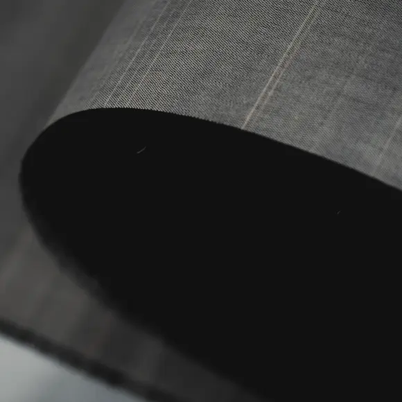 Sew-in interfacing Opaque Black Plain Weave 160 g/m² - Bertero