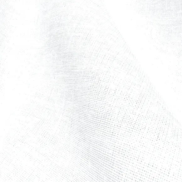 Fixierbar Blickdicht Weiß Leinwandbindung 155 g/m² - Tisseless