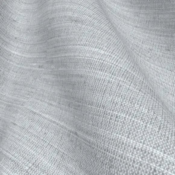 Eingenäht Blickdicht Perlgrau Leinwandbindung 110 g/m² - Tisseless