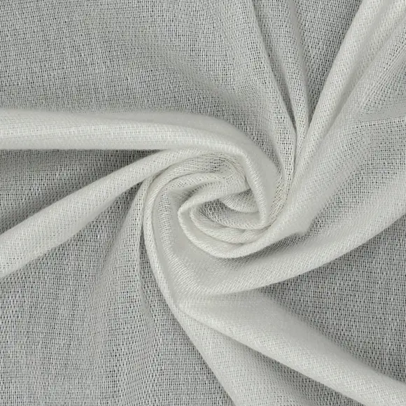 Thermocollant Opaque Blanc Tricoté insertion de trame 75 g/m² - Lainière Paris