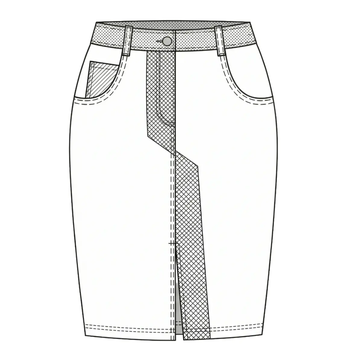 Termocolante Transparente Branco Ligamento tela 21 g/m² - DHJ, Lainière Paris
