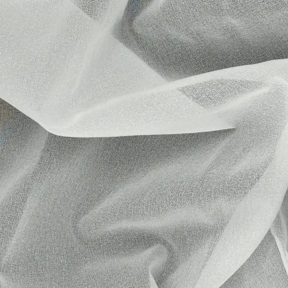 Termocolante Transparente Branco Ligamento tela 18 g/m² - Lainière Paris - 3