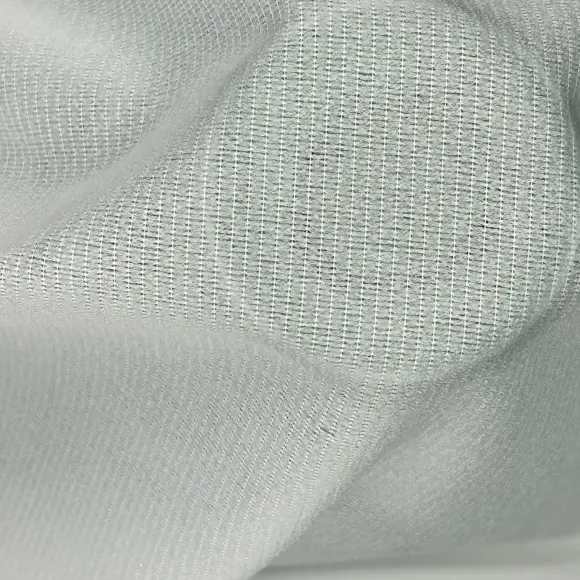 Fusible interfacing Semi-transparent White Warp knit weft inserted 47 g/m² - Lainière Paris - 2