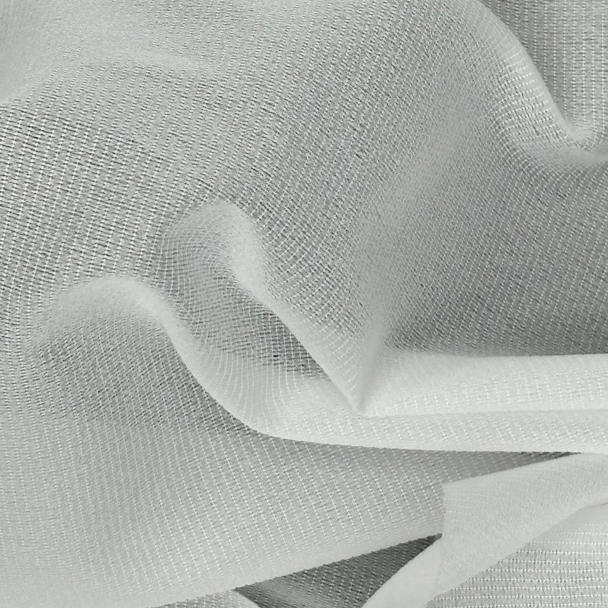 Fusible interfacing Semi-transparent White Warp knit weft inserted 47 g/m² - Lainière Paris