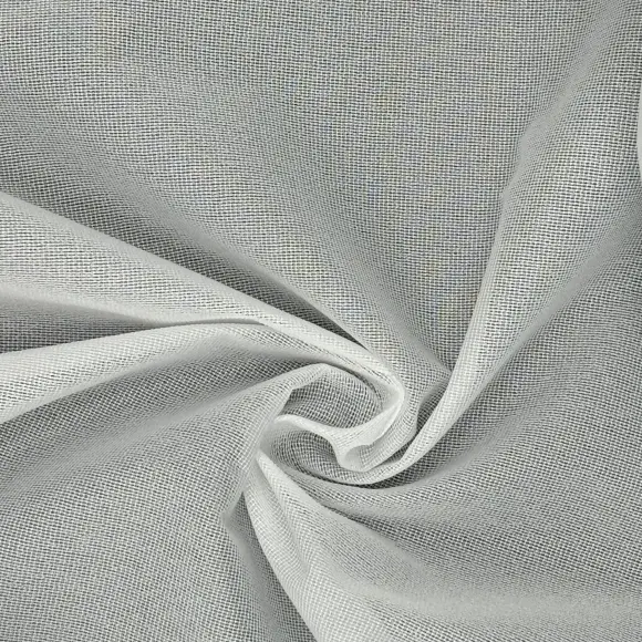 Fusible interfacing Semi-transparent White Warp knit weft inserted 66 g/m² - DHJ, Lainière Paris