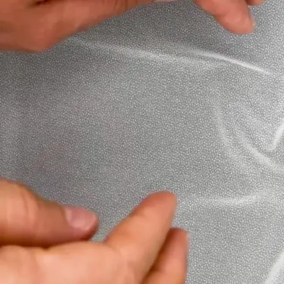 Fixierbar Transparent Natürlich Kettengewirke mit Schussfaden 26 g/m² - Lainière Paris - 9