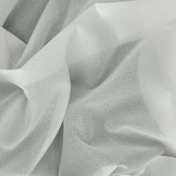 Fusible interfacing Semi-transparent White Warp knit weft inserted 36 g/m² - Lainière Paris - 3