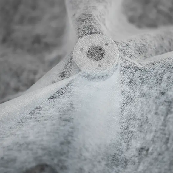 Tisséless White fusible semi-transparent non woven interfacing 25 g/m² - 2