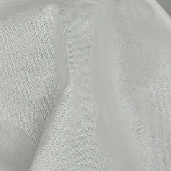 Fixierbar Blickdicht Weiß Leinwandbindung 155 g/m² - DHJ - 3