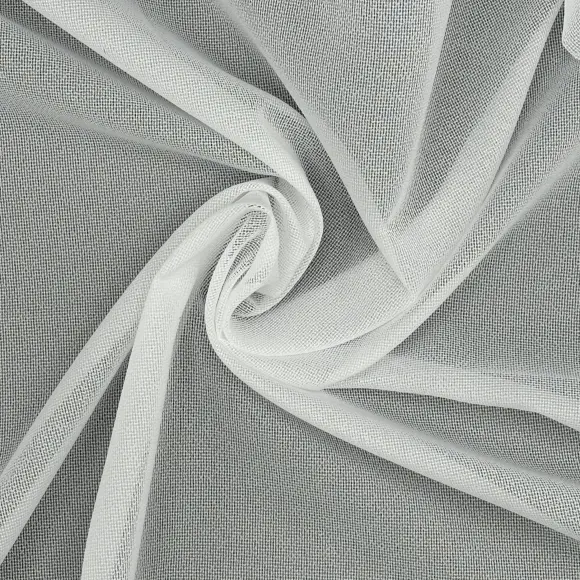 Termoadesivo Semi-trasparente Bianco a maglia 37 g/m² - Lainière Paris