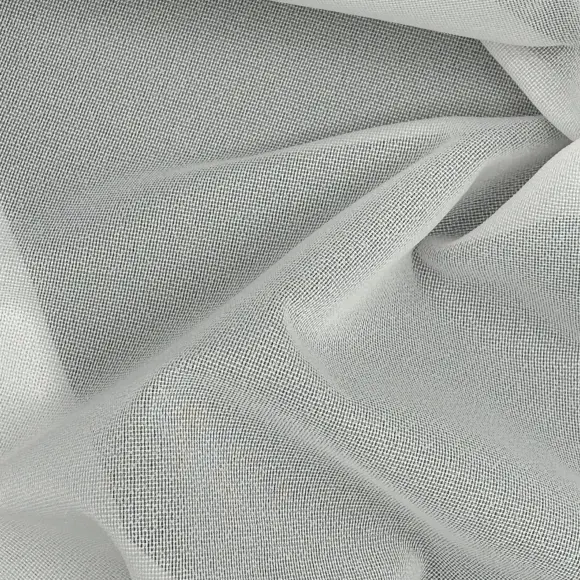 Termoadesivo Semi-trasparente Naturale Trama in maglia d'ordito inserita 37 g/m² - Lainière Paris - 3