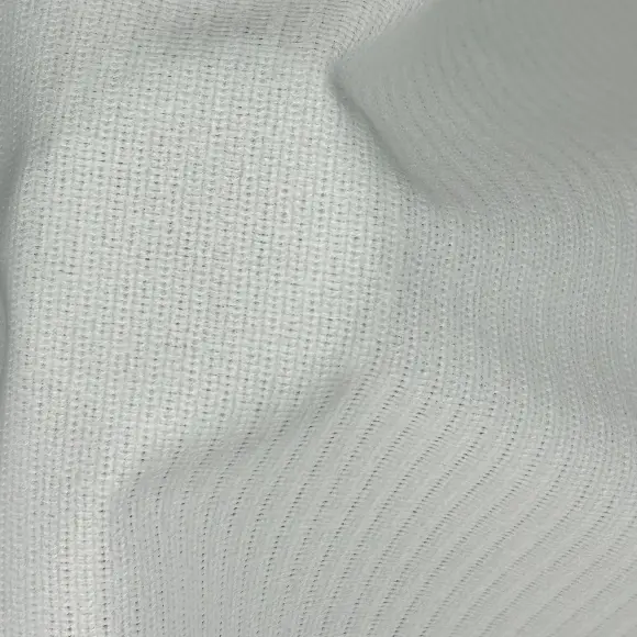 Termoadesivo Opaco Bianco Trama in maglia d'ordito inserita 76 g/m² - Lainière Paris - 2