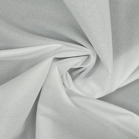 Termoadesivo Opaco Bianco Trama in maglia d'ordito inserita 65 g/m² - Lainière Paris