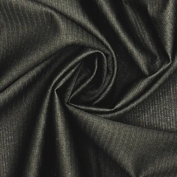 Termoadesivo Opaco Nero Trama in maglia d'ordito inserita 78 g/m² - Lainière Paris