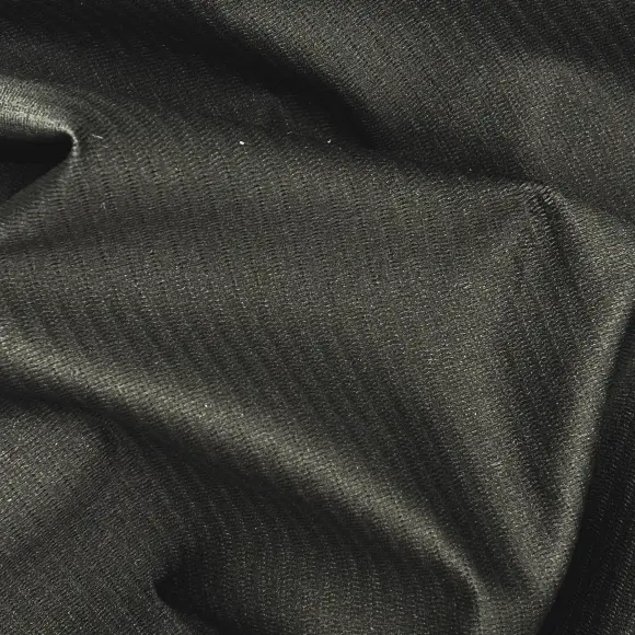Termoadesivo Opaco Nero Trama in maglia d'ordito inserita 76 g/m² - Lainière Paris - 3