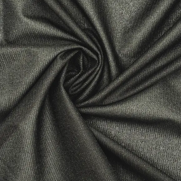 Termoadesivo Opaco Nero a maglia 46 g/m² - Lainière Paris