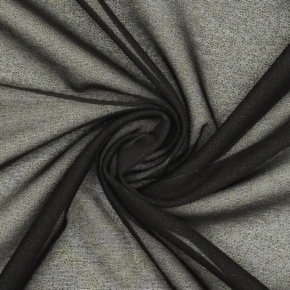 Fusible interfacing Transparent Black Warp knit weft inserted 40 g/m² - Lainière Paris