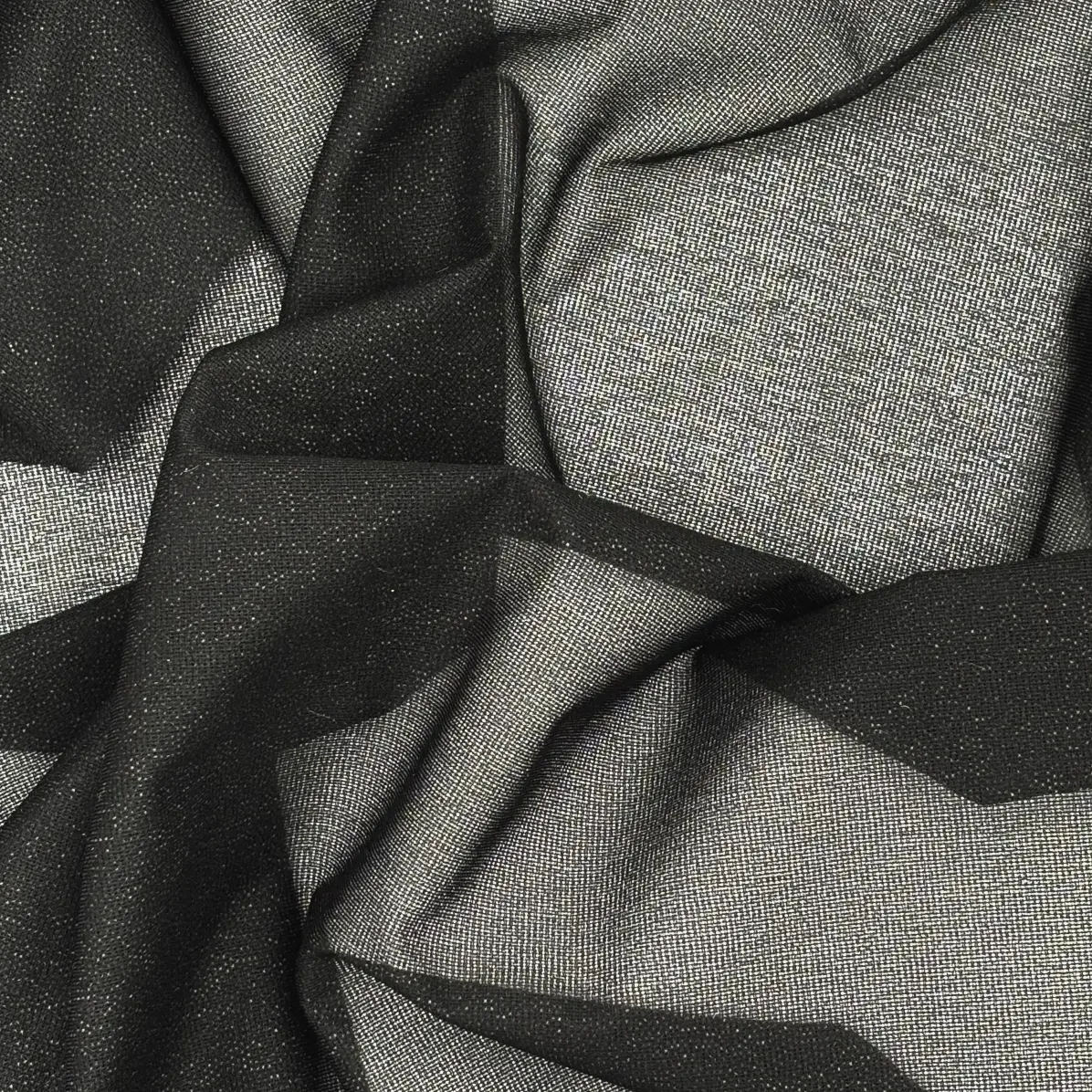 Termoadesivo Trasparente Nero a maglia 30 g/m² - Lainière Paris