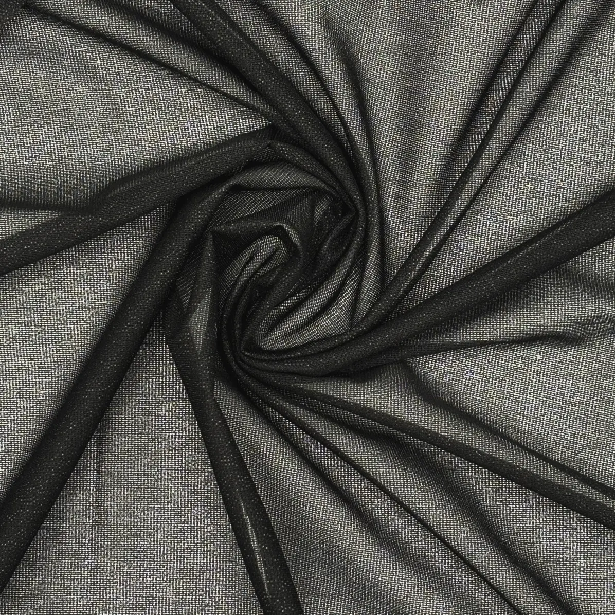 Termoadesivo Trasparente Nero a maglia 30 g/m² - Lainière Paris