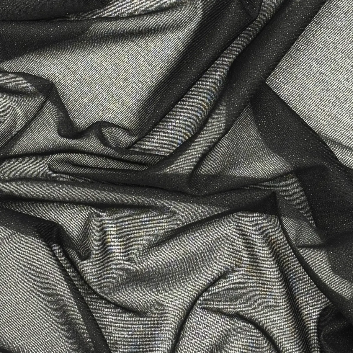 Fusible interfacing Transparent Black Warp knit weft inserted 24 g/m² - Lainière Paris