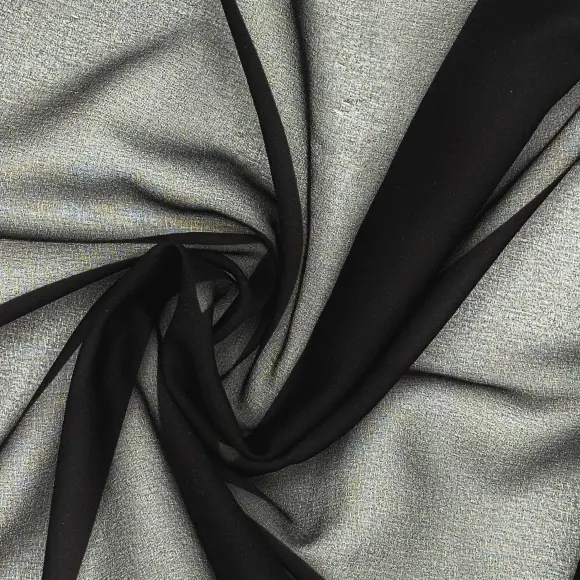 Termoadhesivo Transparente Negro Tela 18 g/m² - Lainière Paris
