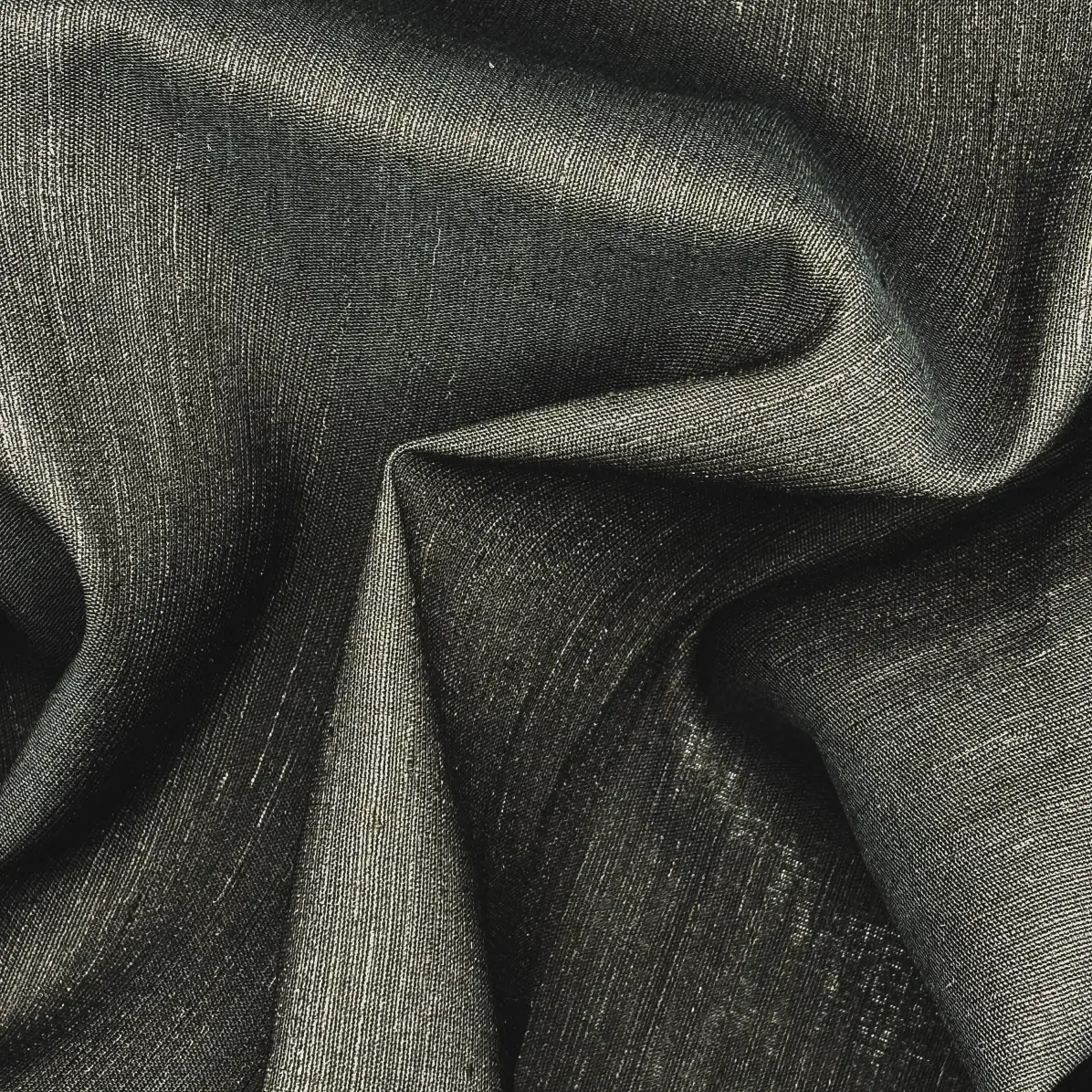 Sew-in interfacing Opaque Black Plain Weave 155 g/m² - Bertero