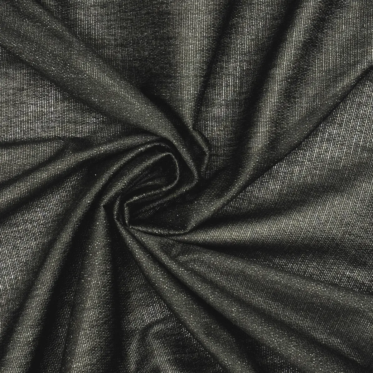 Thermocollant Opaque Noir Tricoté insertion de trame 75 g/m² - Lainière Paris