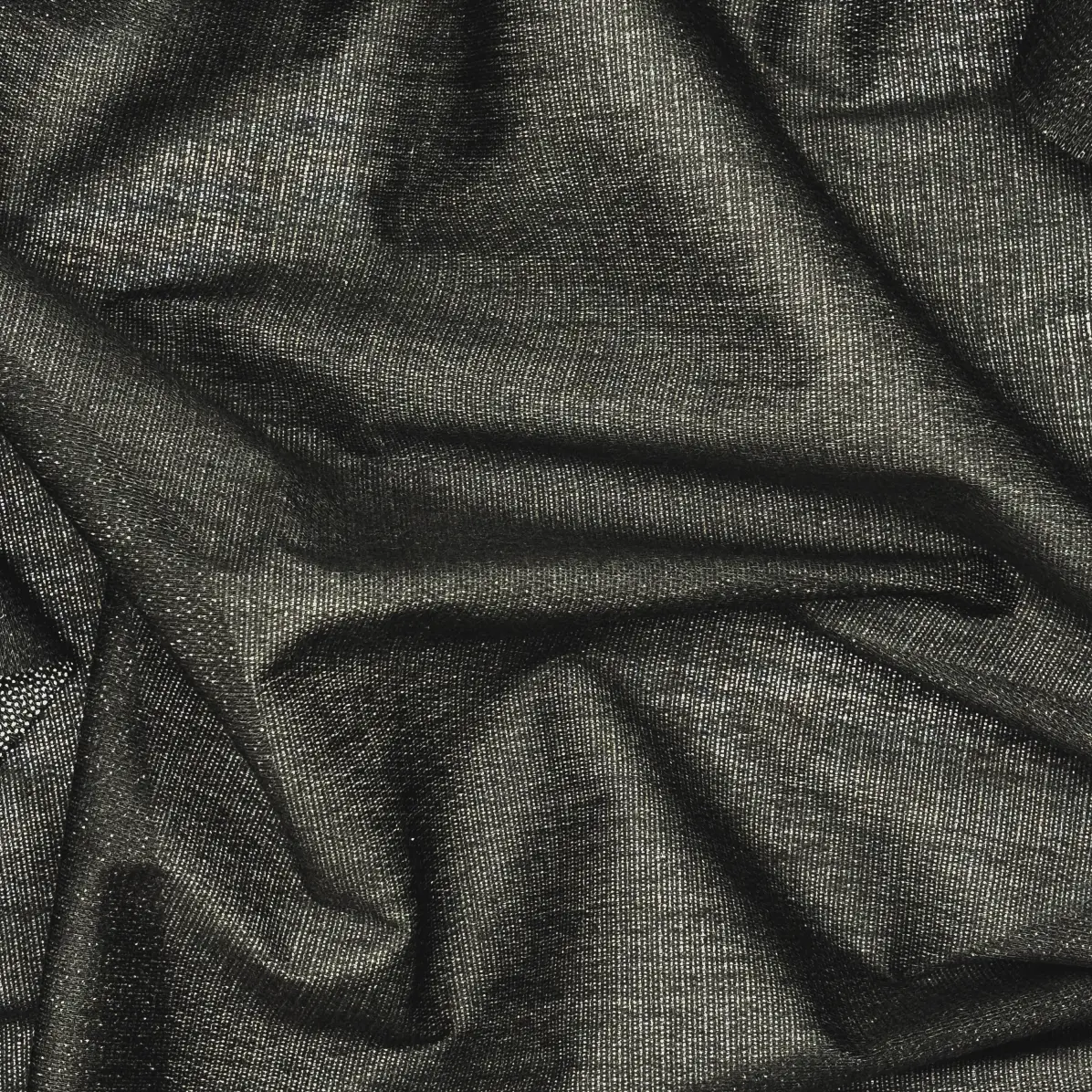 Thermocollant Opaque Noir Tricoté insertion de trame 75 g/m² - Lainière Paris