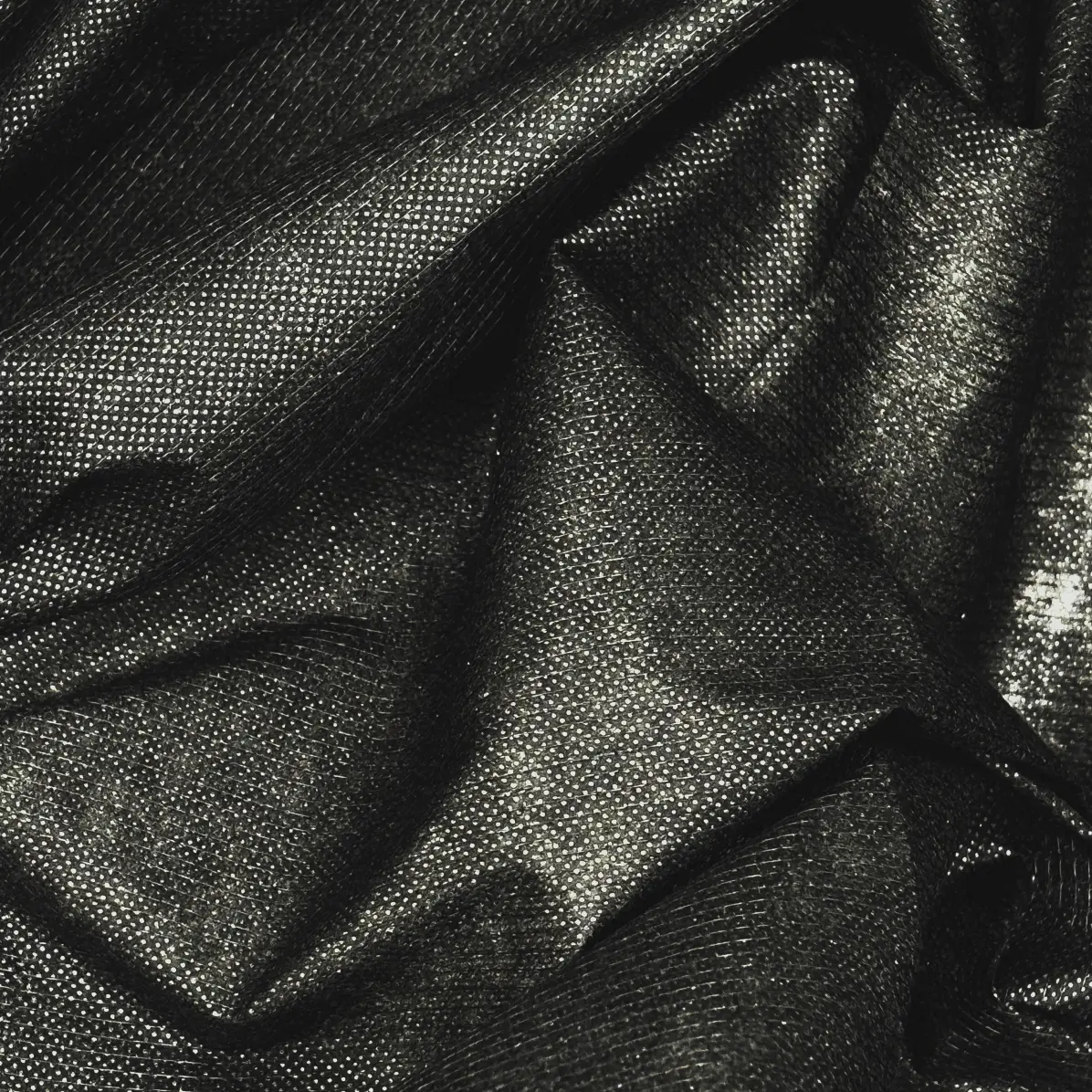 Termoadesivo Trasparente Nero Non tessuto rinforzato 42 g/m² - Tisseless