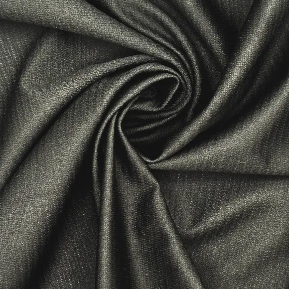 Fixierbar Blickdicht Schwarz Kettengewirke 76 g/m² - Lainière Paris