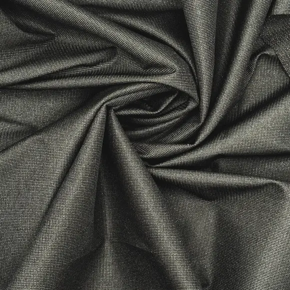 Termoadesivo Opaco Nero Trama in maglia d'ordito inserita 65 g/m² - Lainière Paris