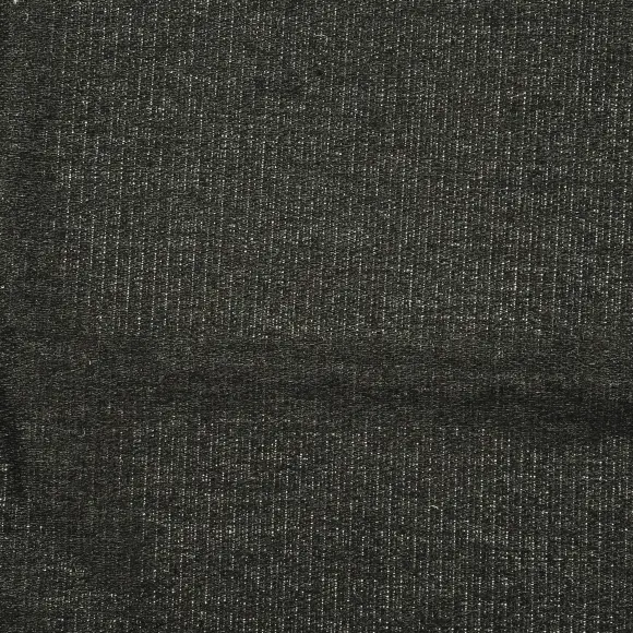 Fixierbar Blickdicht Schwarz Kettengewirke mit Schussfaden 97 g/m² - Lainière Paris - 4