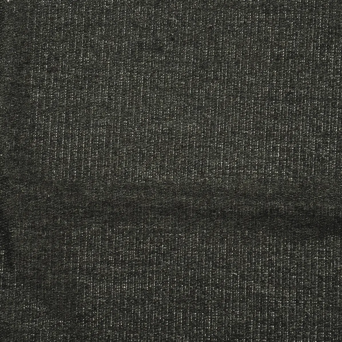 Fixierbar Blickdicht Schwarz Kettengewirke mit Schussfaden 97 g/m² - Lainière Paris