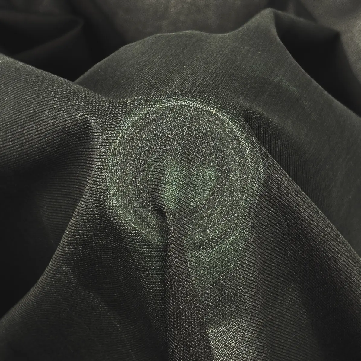 Fixierbar Halbtransparent Schwarz Kettengewirke mit Schussfaden 36 g/m² - Lainière Paris