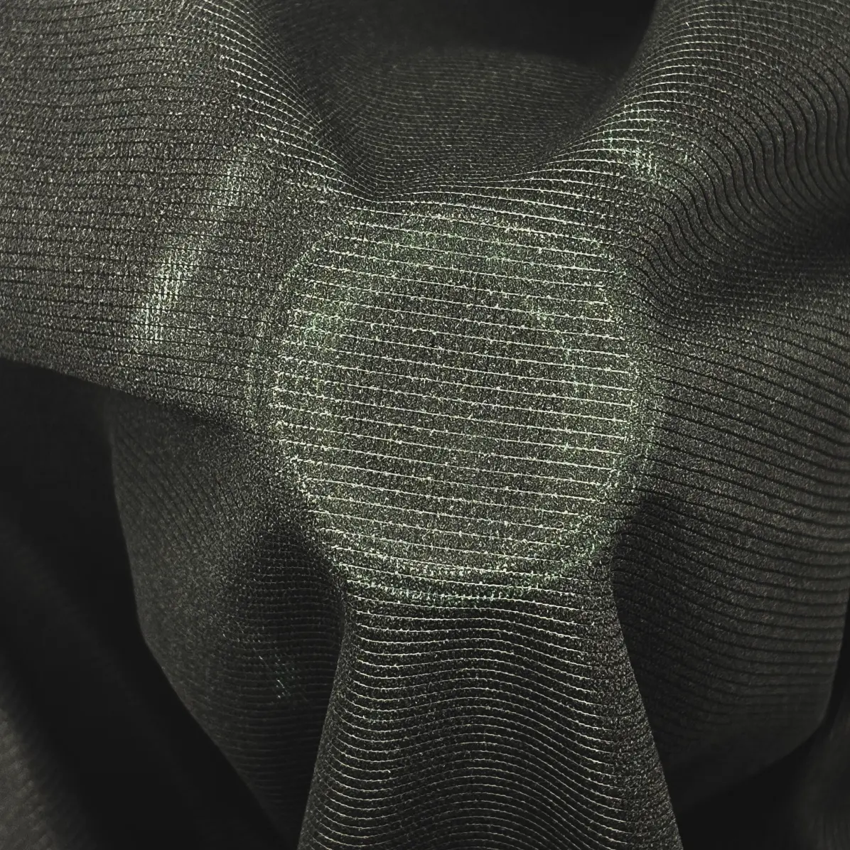 Fusible interfacing Semi-transparent Black knitted 37 g/m² - Lainière Paris