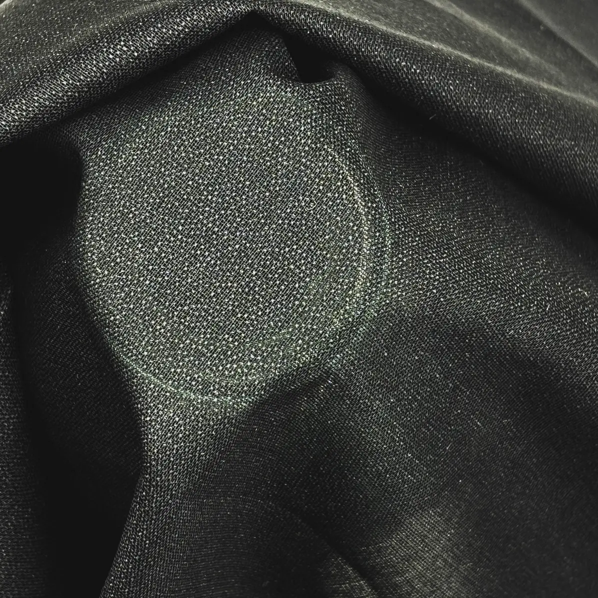 Fixierbar Blickdicht Schwarz Leinwandbindung 58 g/m² - DHJ