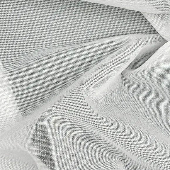 Fusible interfacing Semi-transparent White Warp knit weft inserted 37 g/m² - Lainière Paris - 3