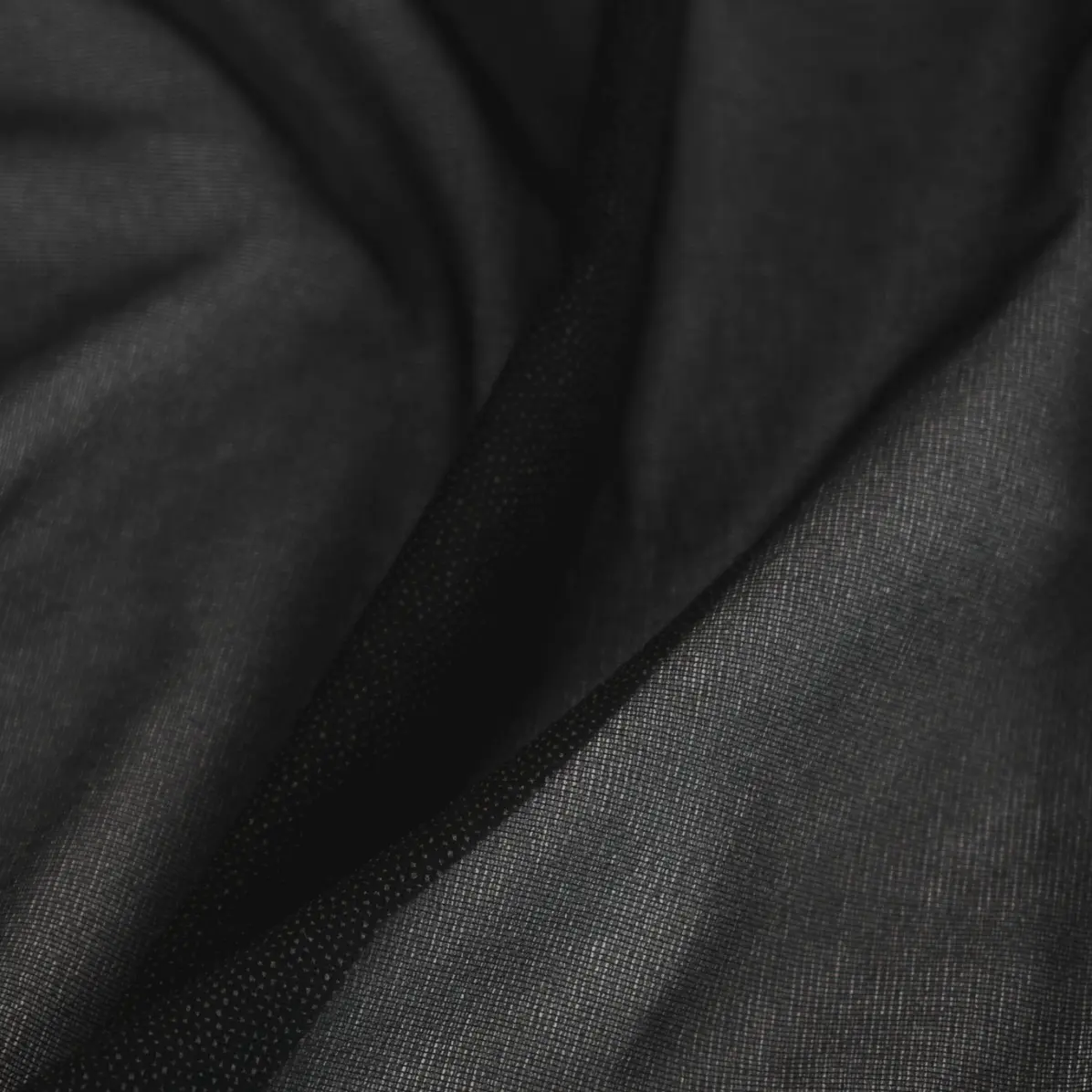 Lainière Paris schwarze, transparente Strick-Bügeleinlage 25 g/m²