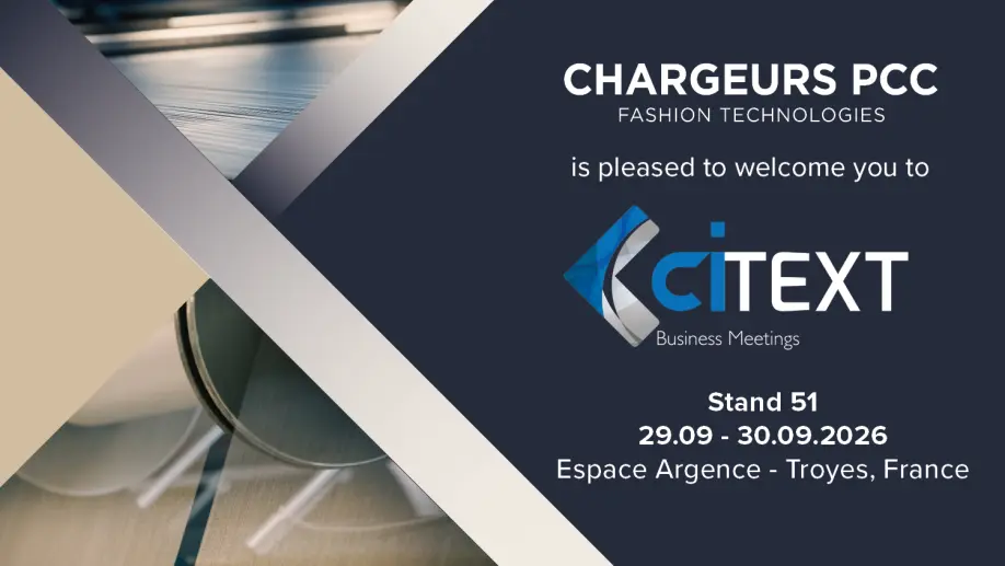 Chargeurs PCC Fashion Technologies will be attending CITEXT on September 29 and 30, 2026