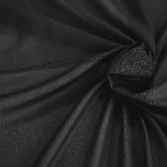 Lainière Paris Black fusible semi-transparent knitted interfacing 33 g/m²